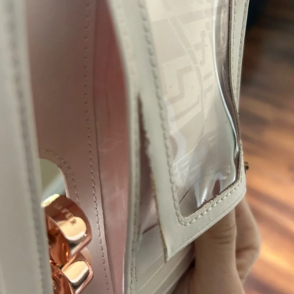 Ted Baker Light Pink Wallet Clutch with Gold Accent - Picture 6 of 11